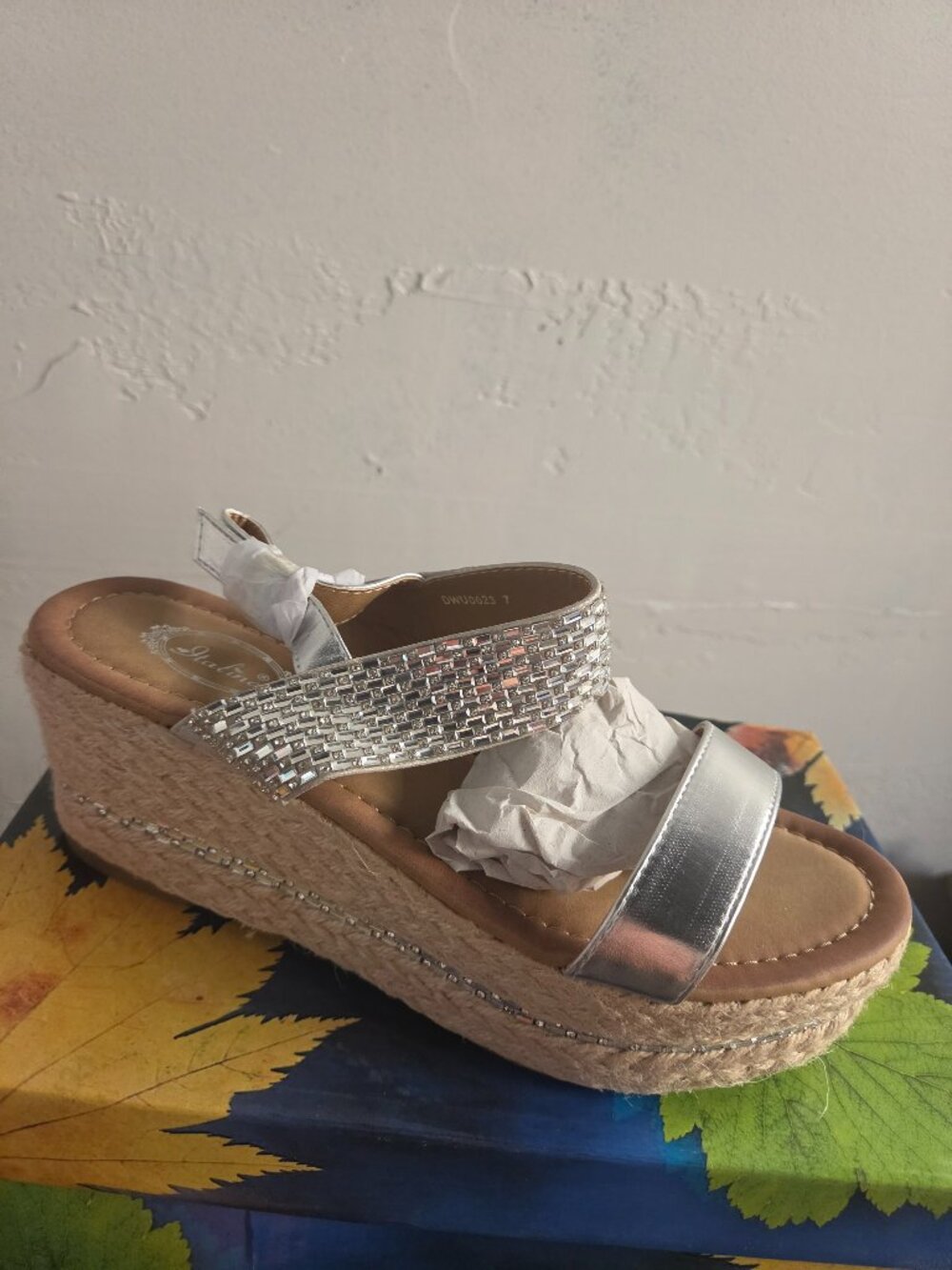 Italina Wedge sandals, Sz 7